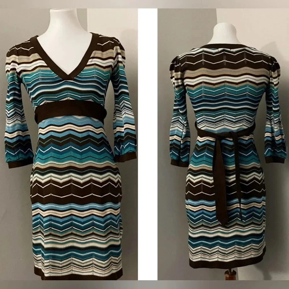 Y2K XOXO eyelet detail boho dress  western fall